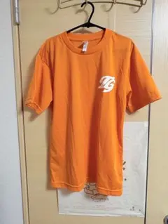 オレンジ Sサイズ Tシャツ ポリエステル100%