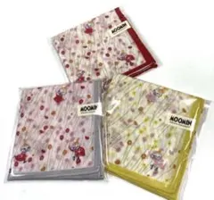 新品　ムーミン　リトルミィ　ハンカチ　ガーゼ素材　日本製　綿100 個包装 3枚