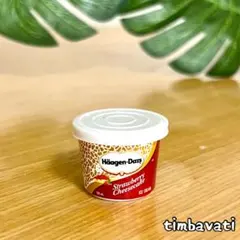 ☆新品☆ミニチュアマグネット ＊ ハーゲンダッツ ＊ストロベリーチーズケーキ＊②