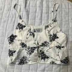 IENA別注未使用ルールロジェット★花柄刺繍キャミソール