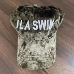 한정가격 컷 ILA SWIM 벨루어 캡 올리브 카키 남녀공용