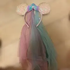 ミッキー型カチューシャ グラデーション