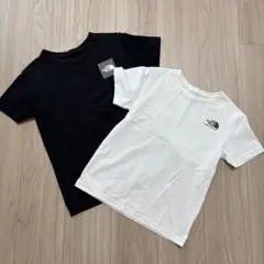 THE NORTH FACE Tシャツ 140cm 黒 白 2枚セット