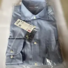 UNIQLO ファインクロスシャツ ブルー Mサイズ