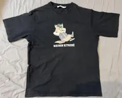 MAISON KITSUNÉ ブラック Tシャツ M