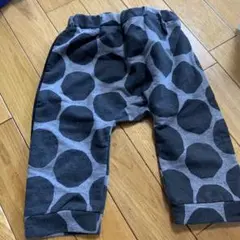 ドット柄 グレー系 パンツ 96サイズ