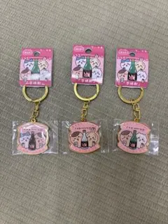 鹿児島限定　ちいかわ　ダイカットキーホルダー　「芋焼酎　3種類セット」