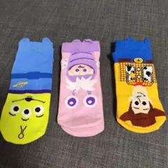 キャラクターソックス 3足セット