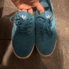adidas アディダス スニーカー ブルー スエード
