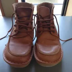 超希少 Clarks クラークス レザーブーツ 6 1/2