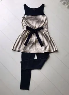 【ジル スチュアート】ボーダー ミニ ワンピース