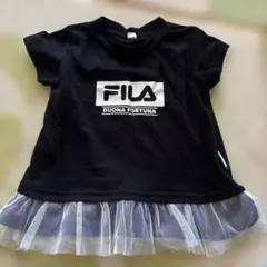 FILA ブラック Tシャツ＆レギンス セット