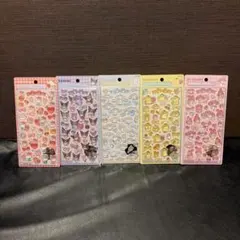 サンリオ　ボンボンドロップシール【正規品】　5枚セット