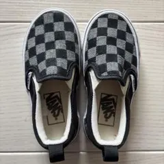 VANSのチェック柄スリッポン 15センチ 記名なし 美品！