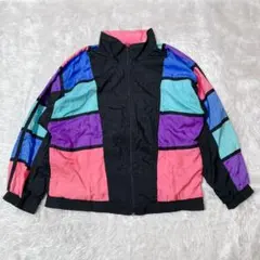 90s ナイロンジャケット フルジップ 短丈 turn point ブルゾン - メルカリ