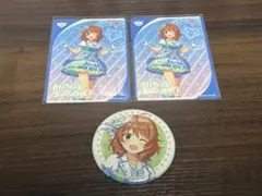 シンデレラガールズ 荒木比奈 カードフォリオN＋缶バッジ