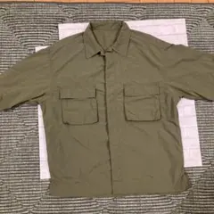GU メンズ シャツ オリーブ S
