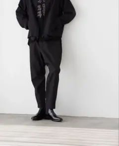 MB】STANDARD WOOLY TWILL サルエル スラックス 黒 M - メルカリ