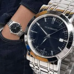 BURBERRY BU1364 メンズ腕時計 稼働 黒文字盤 ノバチェック133のサムネイル