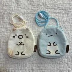 すみっコぐらし　ねこ　とかげ　ポーチセット