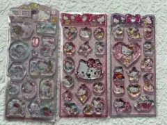 【新品・未開封】ハローキティ シェイカーシール 3種セット サンリオ キラキラ