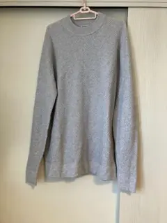 renoma HOMME グレー ヘリンボーンニット M