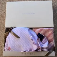 バーバリー タオルハンカチ 巾着 2点セット
