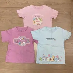 すみっコぐらし Tシャツ 3枚セット 110㎝ 120㎝　ユニクロ　半袖