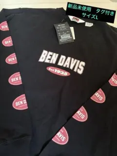 新品未使用 BEN DAVIS 長袖Tシャツ ロンT ブラック