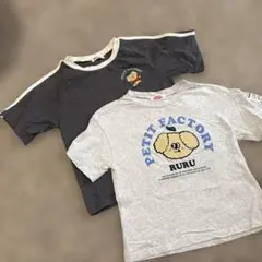 【PETIT FACTORY】 キッズTシャツ2枚セット【130】のサムネイル