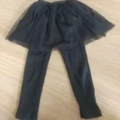 ブラック チュチュ付きスカッツ