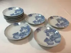 小皿　かぶら柄　三峰陶苑　美濃焼？　8枚セット　[60]