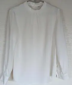 ト*ミ様 GU ホワイト ハイネック 長袖シャツ L