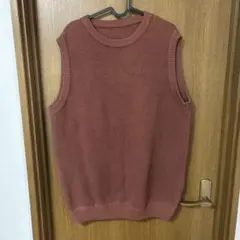 crépuscule BEAMS別注18ss ニットベスト オレンジ