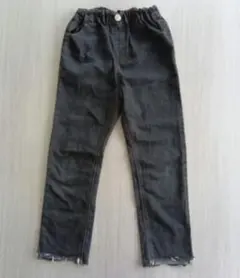 petit main ブラックデニムパンツ　size130