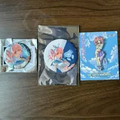 マクロスΔ 10周年展 手塚治虫記念館 オーロラ缶バッジ 5種セット