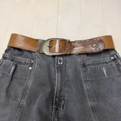 DIESEL スタッズベルト ブラウン y2k archive 平成