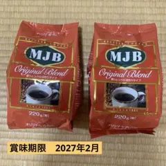 MJB レギュラーコーヒー コーヒー粉 オリジナルブレンド 220g×2袋のサムネイル
