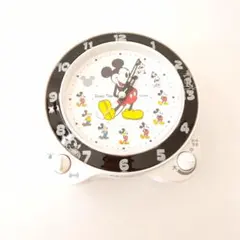 極美品　セイコー　ディズニー　ミッキーマウス　目覚まし時計　サイレントクロック