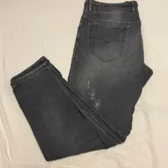 ダメージ加工 ダークグレー スリムフィットデニム　D IESEL