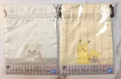 一番くじ ポケモン ピカチュウ チラーミィ 巾着