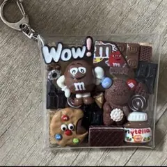 ガチャ詰めポーチ m&m's エムアンドエムズ mチョコ　茶色