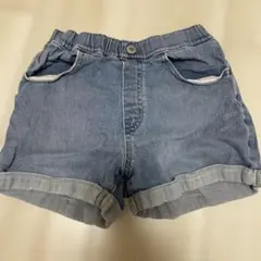 UNIQLO キッズ デニム ハーフパンツ 120cm