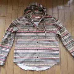 HARE フード付きネルシャツ マルチカラー