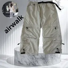 Airwalk エアウォーク ベージュ カーゴ ハーフ パンツ Size Lのサムネイル