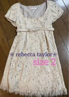rebecca taylor レースミニワンピース