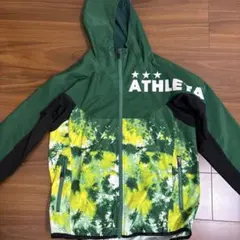 ATHLETA ピステ ／ウインドブレーカー　迷彩柄　グリーン
