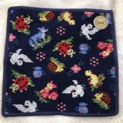 新品 フェイラー ハイジ 鳩居堂 ハンカチ ネイビー ラブラリー
