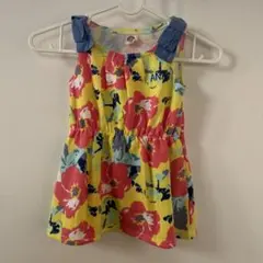 ANAP キッズ ノースリーブ ワンピース 花柄のサムネイル