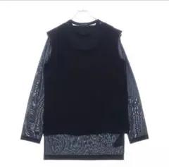 COMME des GARÇONS ブラック Tシャツ レイヤード